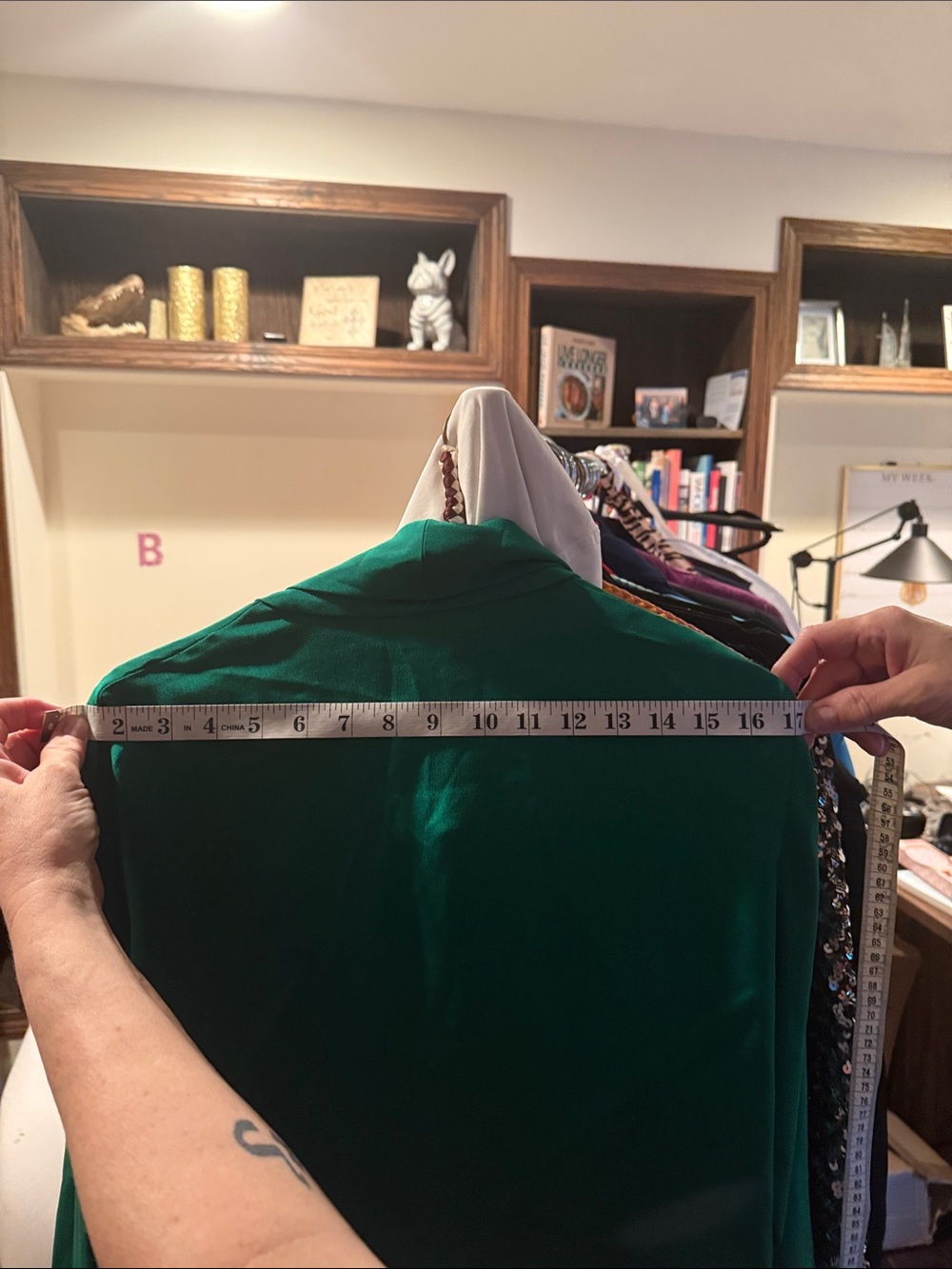 Saks Fifth Avenue Green Women's Sweater - Picture 5 of 8